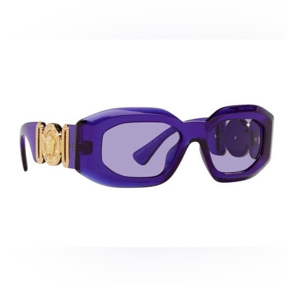 NEW VERSACE PURPLE SUNGLASSES - Picture 3 of 5